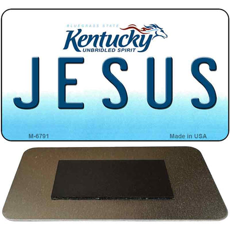 Jesus Kentucky State License Plate Tag Novelty Magnet M-6791