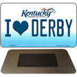 I Love Derby Kentucky State License Plate Tag Novelty Magnet M-6800