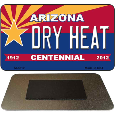 Dry Heat Arizona Centennial State License Plate Tag Magnet M-6812