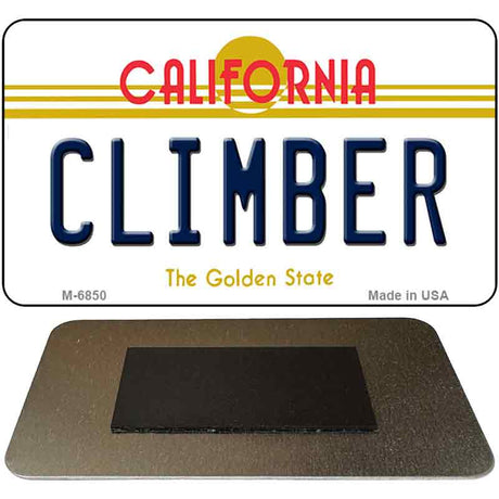 Climber California State License Plate Tag Magnet M-6850