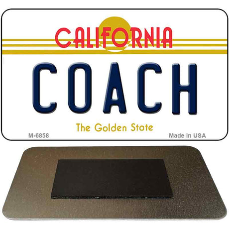 Coach California State License Plate Tag Magnet M-6858