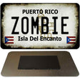 Zombie Puerto Rico State License Plate Tag Magnet M-6869