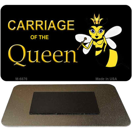 Carriage Of Queen Bee Novelty Metal Magnet M-6876