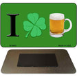 I Love Beer Green Novelty Metal Metal M-6882