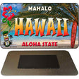 Hawaii Tiki Novelty Metal Magnet M-7810