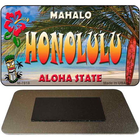 Honolulu Tiki Novelty Metal Magnet M-7818