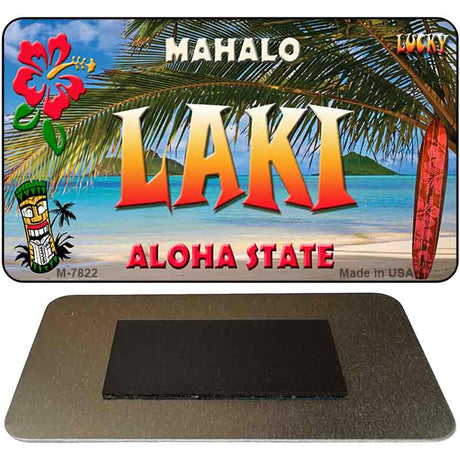 Laki Tiki Novelty Metal Magnet M-7822