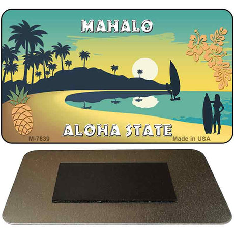 Blank Pineapple Novelty Metal Magnet M-7839