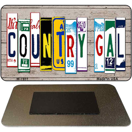 Gal Plate Art Novelty Metal Magnet M-7851