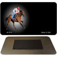 Horse Racing Offset Novelty Metal Magnet M-7879