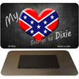 My Dixie Heart Novelty Metal Magnet M-7920