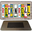 Rock N Roll Wood Cut Letter Novelty Metal Magnet M-7950