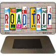 Road Trip Wood Cut Letter Novelty Metal Magnet M-7951