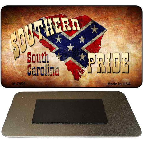 Southern Pride South Carolina Novelty Metal Magnet M-7955