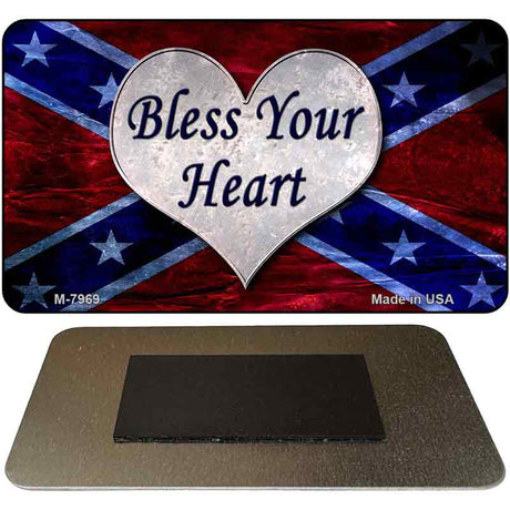 Bless Your Heart Novelty Metal Magnet M-7969