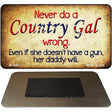 Gal Wrong Novelty Metal Magnet M-7987