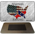 American Rebel Map Novelty Magnet M-7992