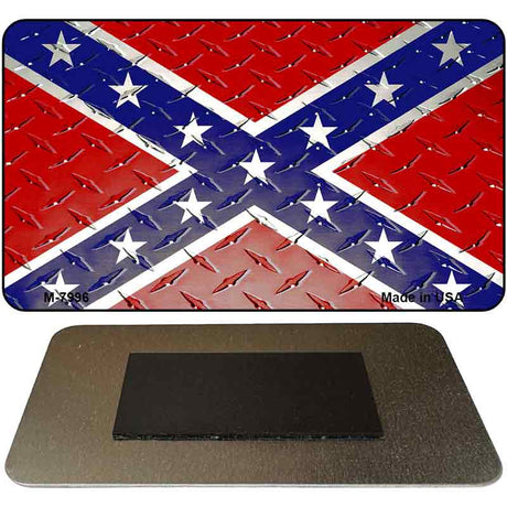 Confederate Flag Diamond Novelty Magnet M-7996