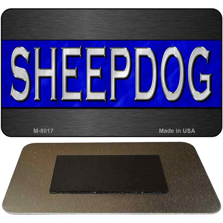 Sheepdog Police Novelty Magnet M-8017