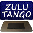 Zulu Tango Novelty Magnet M-8019