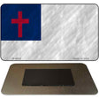 Christian Flag Novelty Metal Magnet M-8022