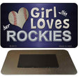 This Girl Loves Her Rockies Novelty Metal Magnet M-8073