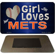 This Girl Loves Her Mets Novelty Metal Magnet M-8081