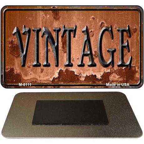 Vintage Rusty Novelty Metal Magnet M-8111