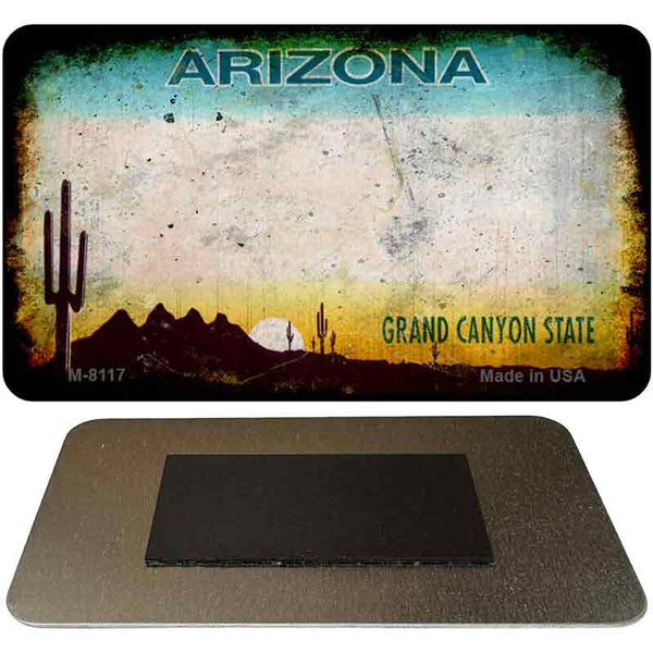 Arizona Rusty Blank Novelty Magnet M-8117 | Smart Blonde