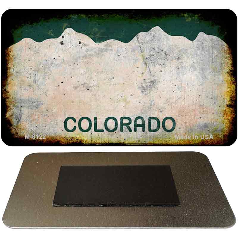 Colorado Rusty Blank Novelty Magnet M-8122