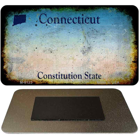 Connecticut Rusty Blank Novelty Magnet M-8123