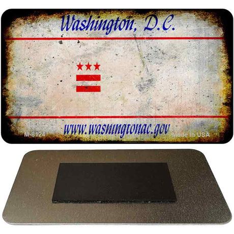 Washington DC Rusty Blank Novelty Magnet M-8124