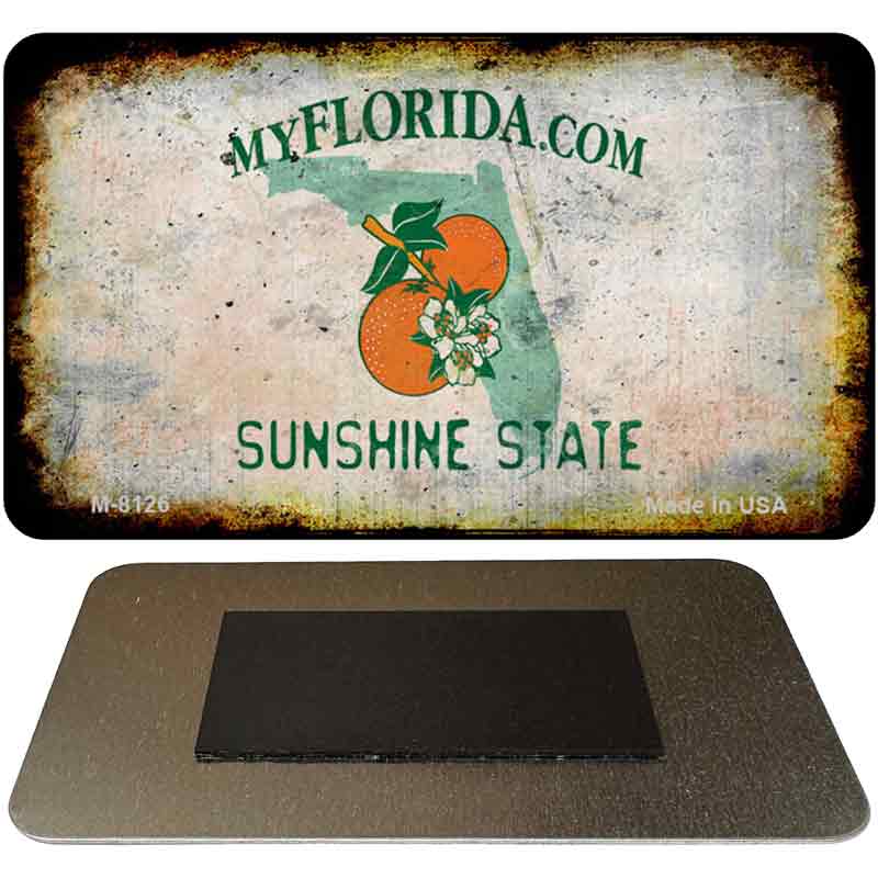 Florida Rusty Blank Novelty Magnet M-8126