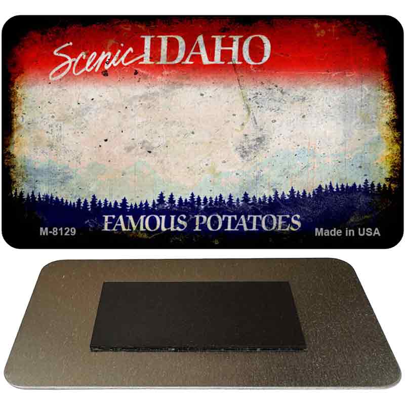 Idaho Rusty Blank Novelty Magnet M-8129