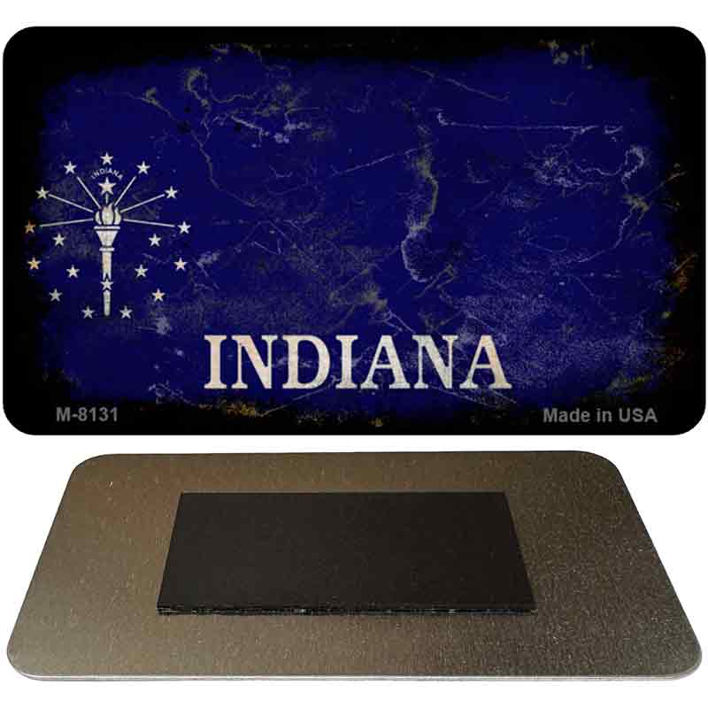 Indiana Rusty Blank Novelty Magnet M-8131