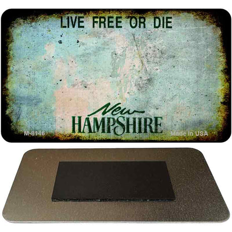 New Hampshire Rusty Blank Novelty Magnet M-8146