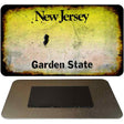 New Jersey Rusty Blank Novelty Magnet M-8147