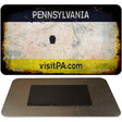 Pennsylvania Rusty Blank Novelty Magnet M-8155