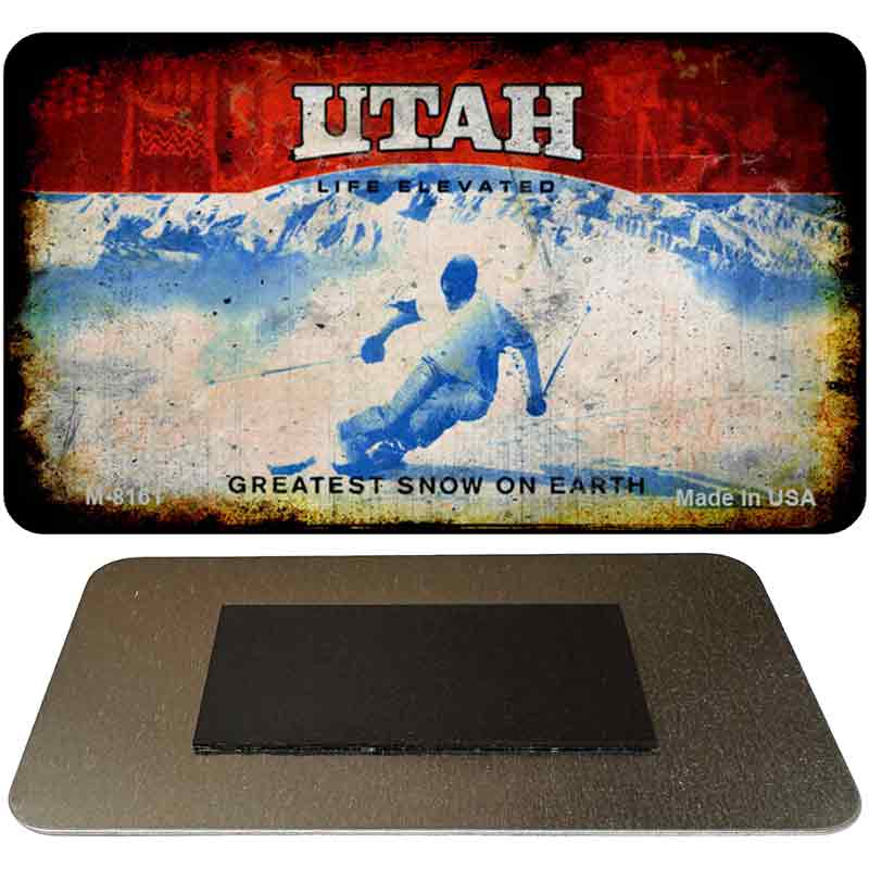 Utah Rusty Blank Novelty Magnet M-8161