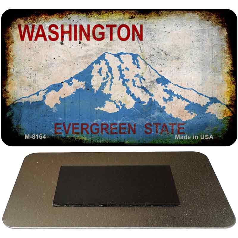 Washington Rusty Blank Novelty Magnet M-8164