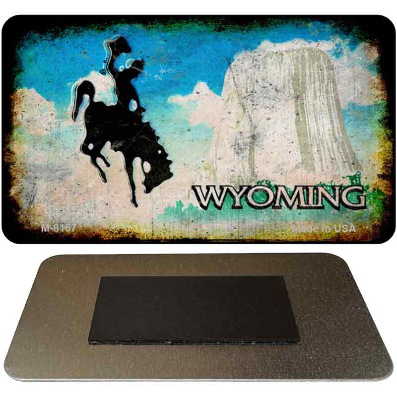 Wyoming Rusty Blank Novelty Magnet M-8167