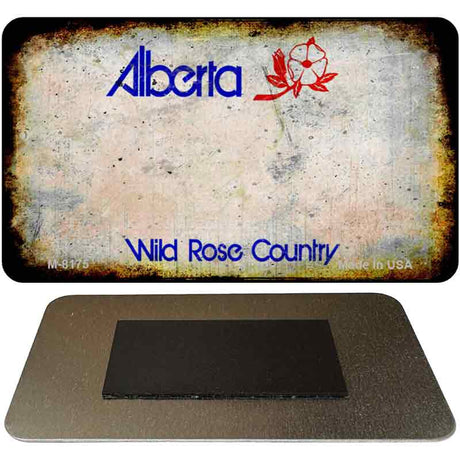 Alberta Rusty Blank Novelty Magnet M-8175