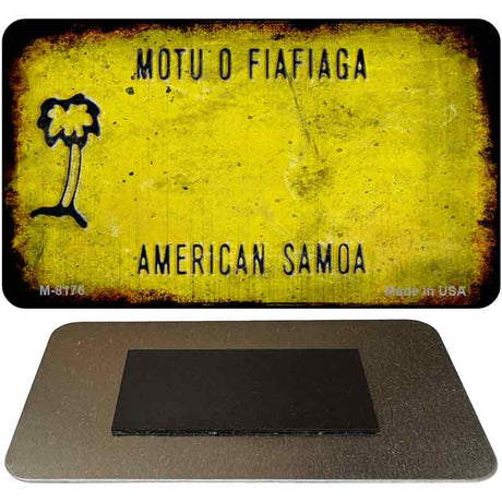 American Samoa Rusty Blank Novelty Magnet M-8176