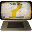 Guam Rusty Blank Novelty Magnet M-8187