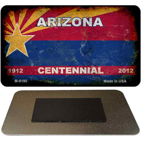 Arizona Centennial Rusty Blank Novelty Magnet M-8190