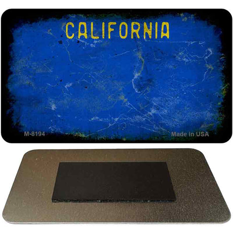 California Blue Rusty Blank Novelty Magnet M-8194