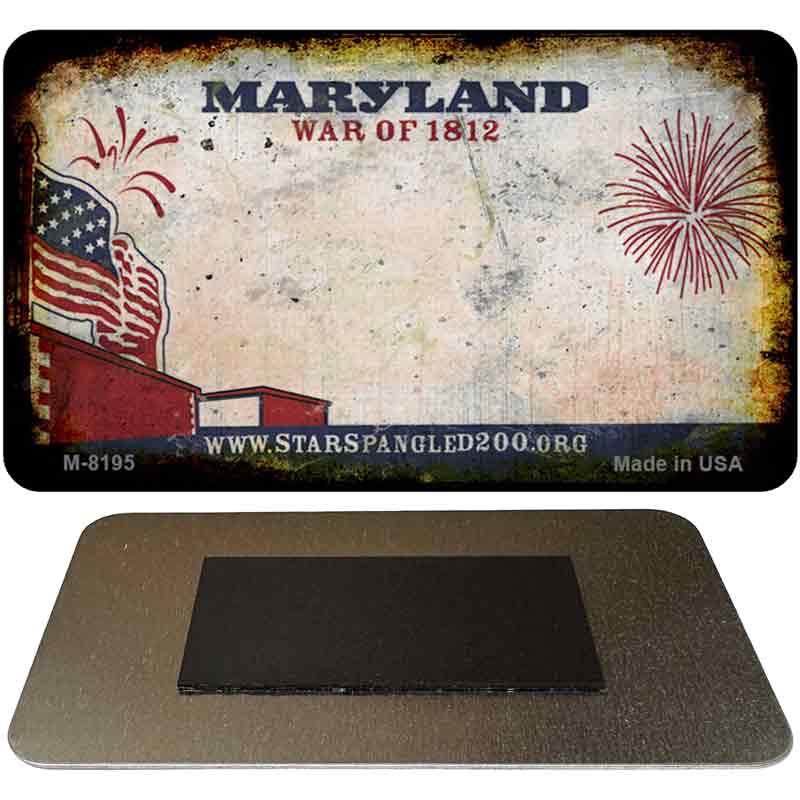 Maryland Rusty Blank Novelty Magnet M-8195