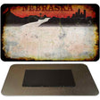 Nebraska Rusty Blank Novelty Magnet M-8202