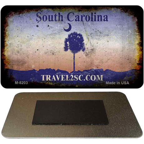 South Carolina Rusty Blank Novelty Magnet M-8203