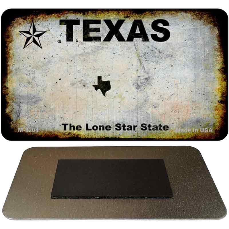 Texas Rusty Blank Novelty Magnet M-8204